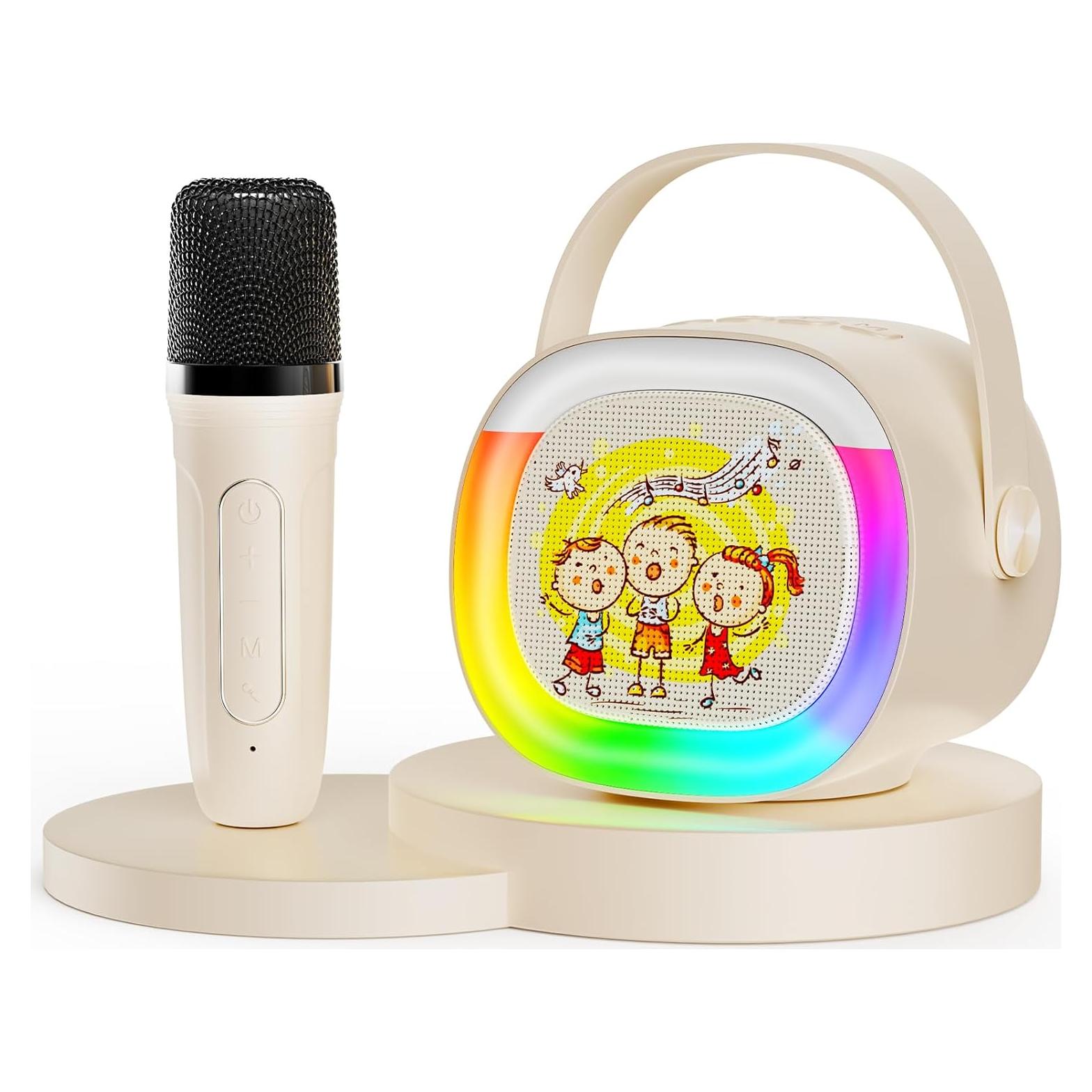 Máquina de Karaoke HWWR para Niños con Micrófono Inalámbrico