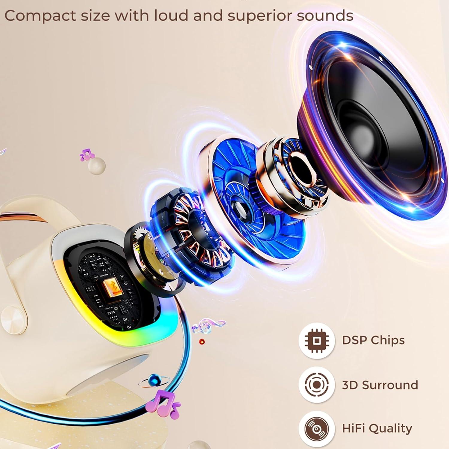 Mini Máquina de Karaoke HWWR D28T 2 Micrófonos Inalámbricos