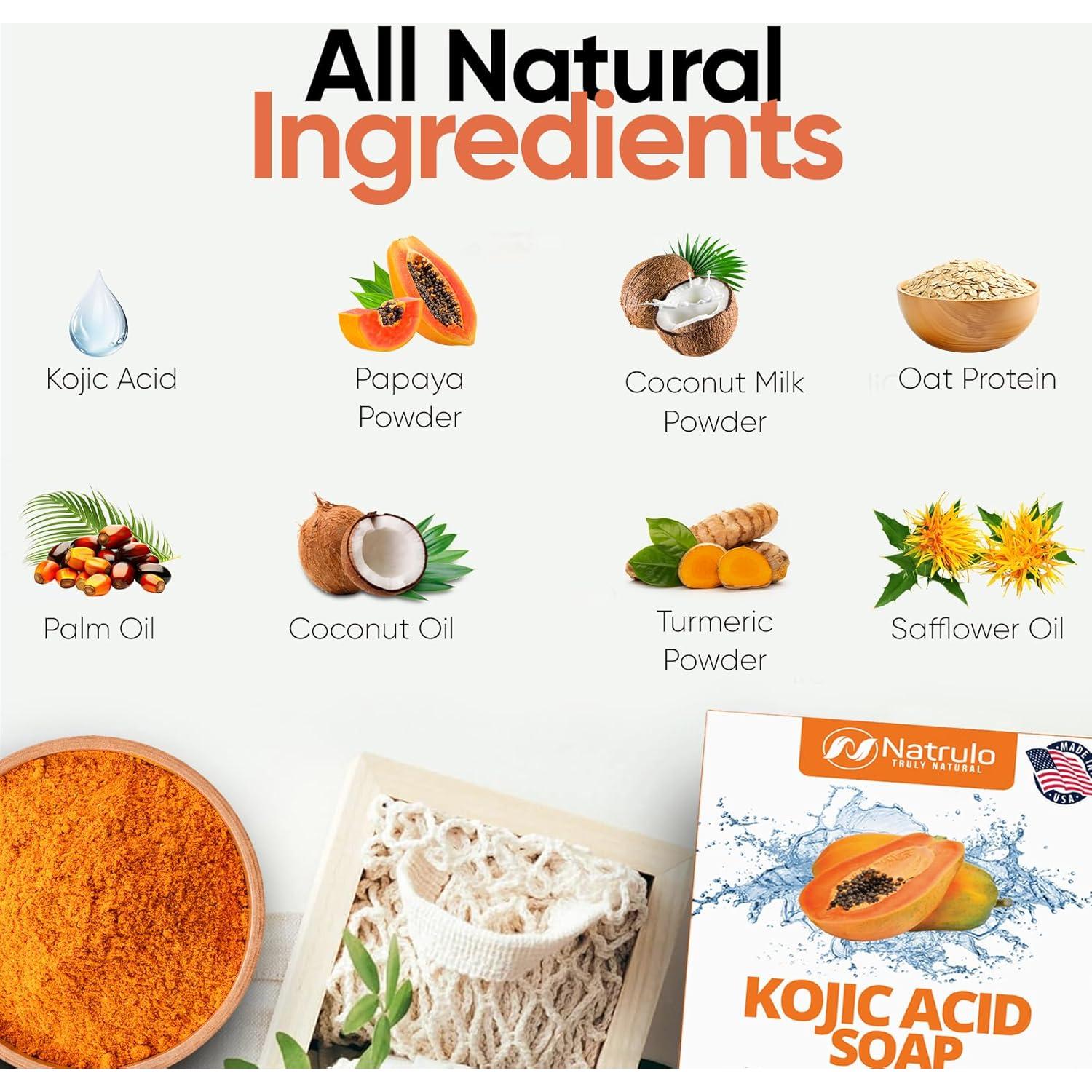 Jabón de Ácido Kójico Erbaid 117g - Ilumina y Unifica la Piel