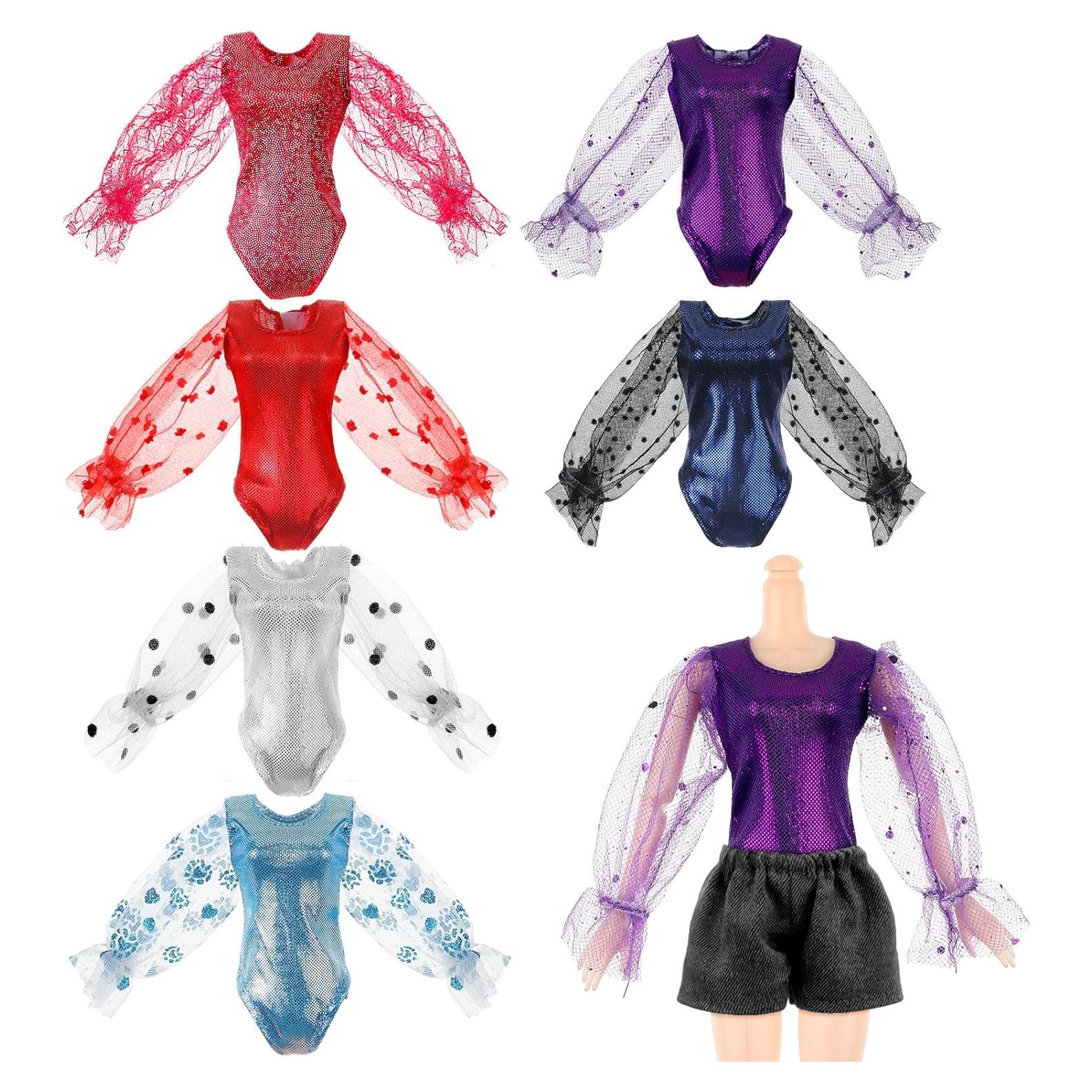 Bencailor 6 Pcs Ropa de Muñeca 30 cm Traje de Verano y Baño