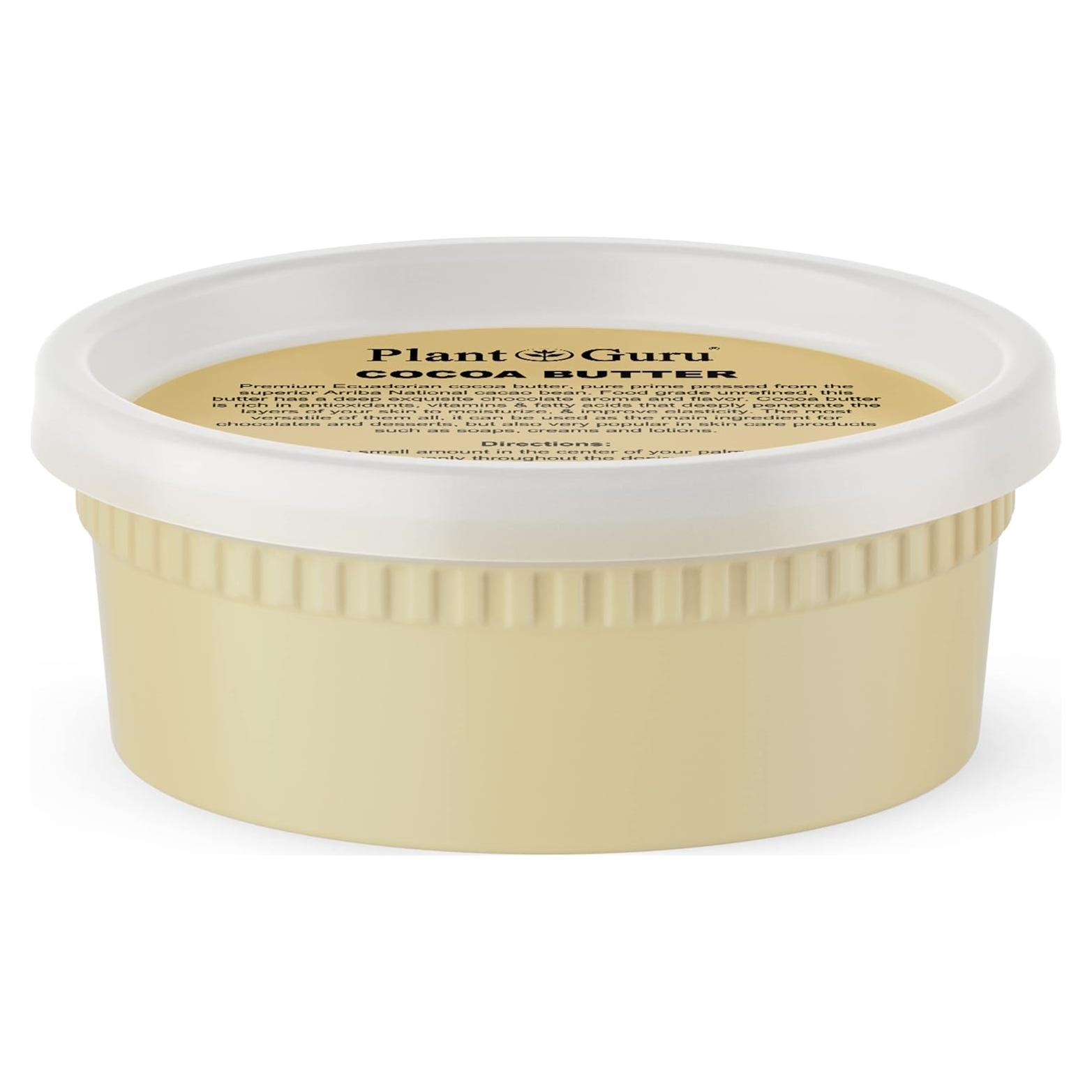 Manteca de Cacao Cruda 227 g Arriba Nacional 100% Pura