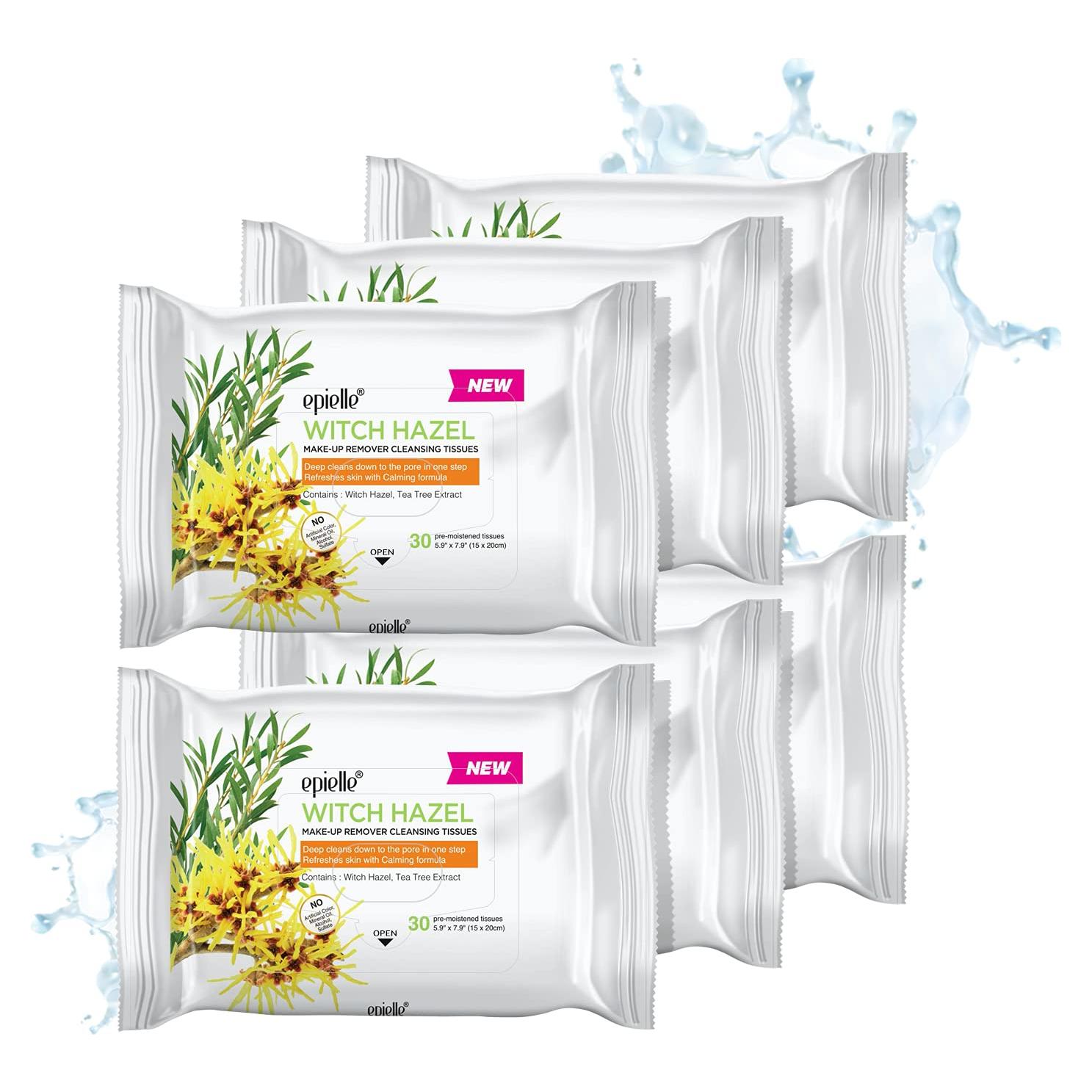 Toallitas Desmaquillantes Epielle Witch Hazel 180 Unidades