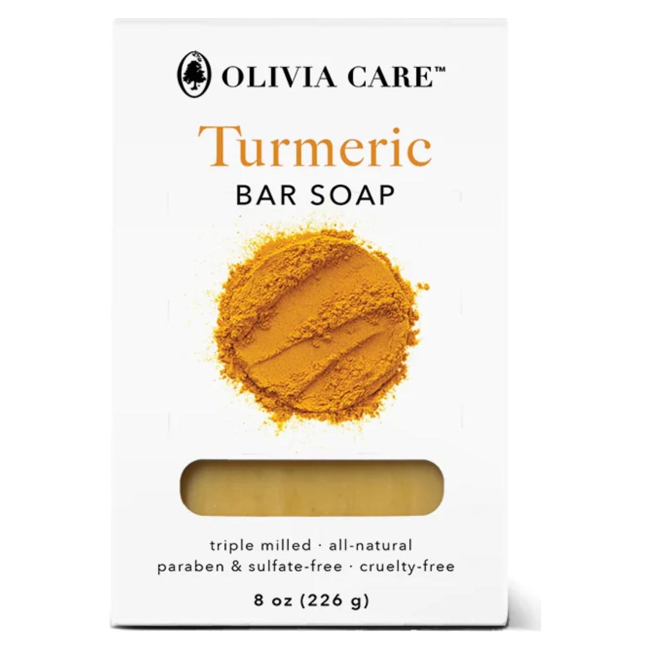 Jabón en Barra de Cúrcuma Olivia Care - Natural y Vegano - 226 g