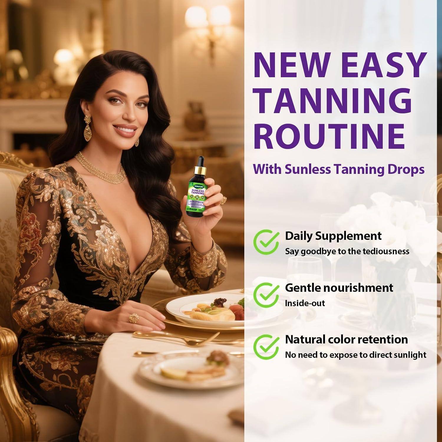 Gotas Bronceadoras Sin Sol YESNATURE - Suplemento Hidratante