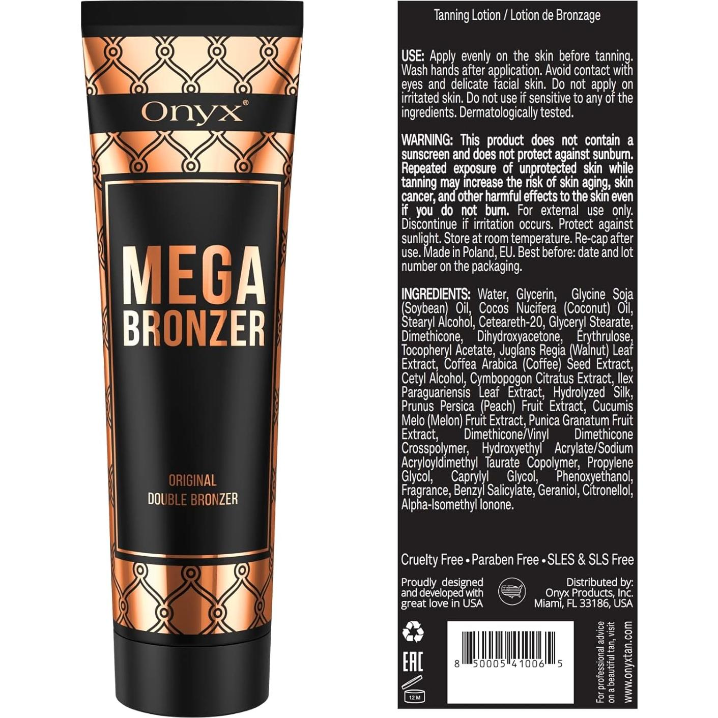 Onyx Mega Bronceador Loción Bronceadora Interior 139.5g