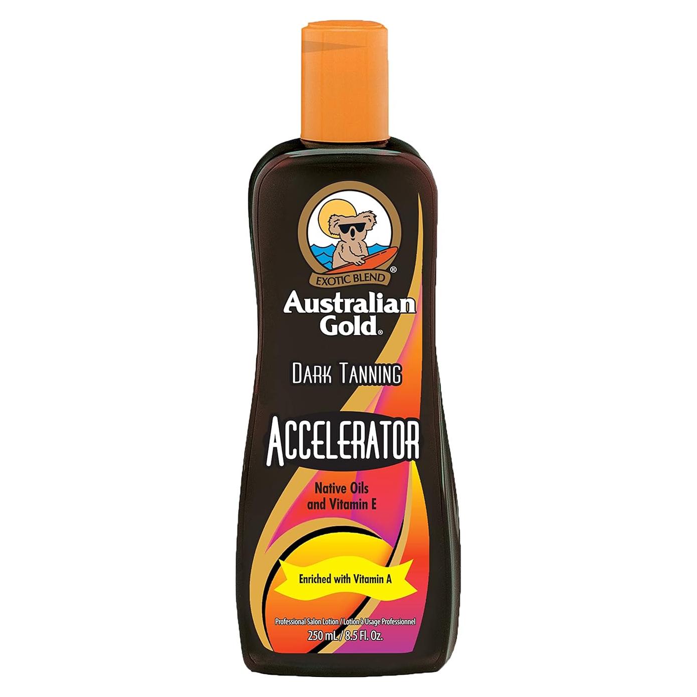 Loción Aceleradora de Bronceado Oscuro Australian Gold 250 ml