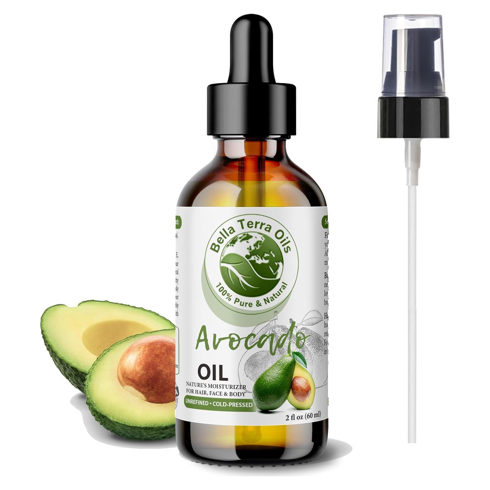 Aceite de Aguacate Bella Terra 60ml - 100% Puro y Natural