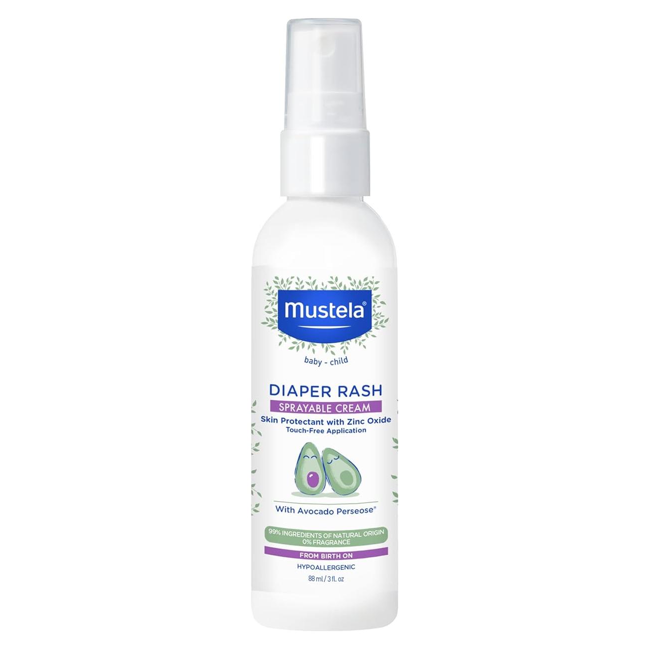 Crema en Spray Mustela Baby 89 ml - Protector Erupciones Pañal