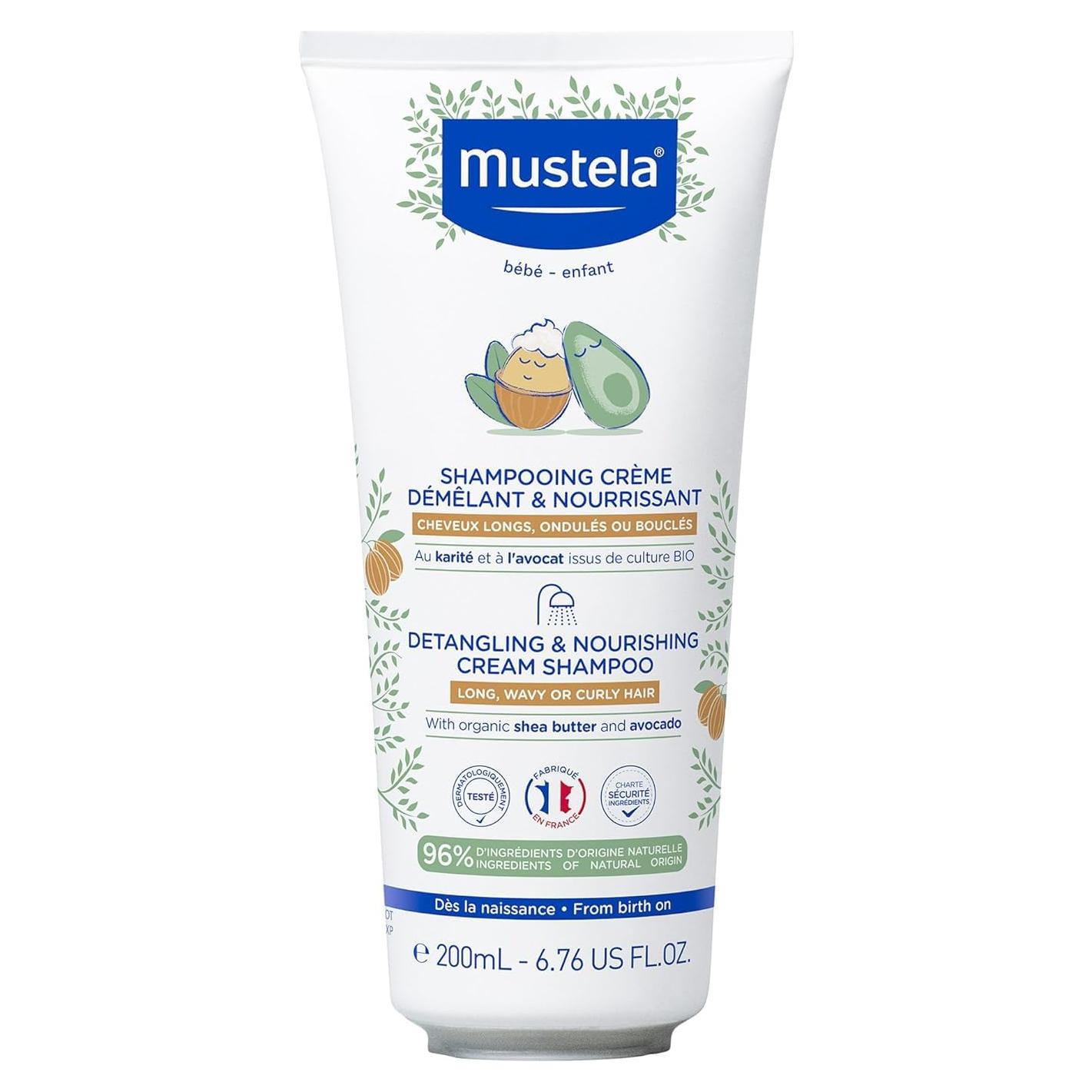 Champú Desenredante Mustela 200 ml - Manteca de Karité y Aguacate