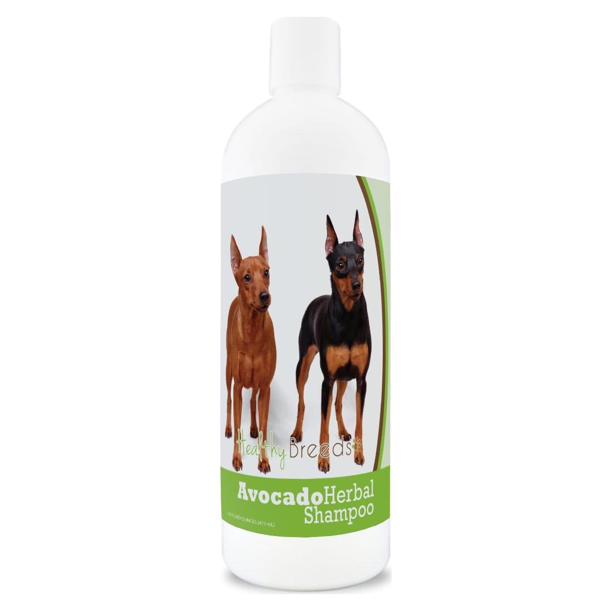 Champú Herbal de Aguacate Healthy Breeds 473 ml para Perros Miniatura