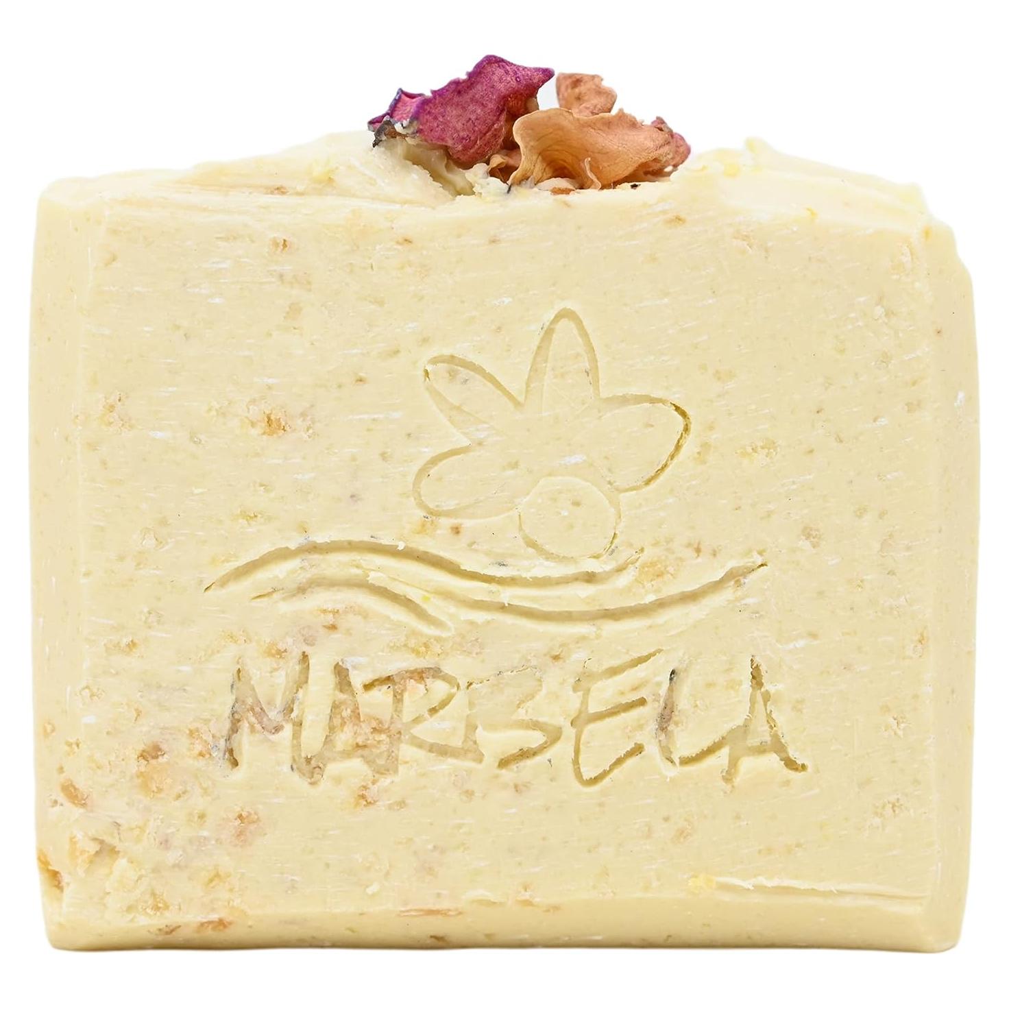 Jabón Artesanal Marbela - Rosa Cremosa 99 g - Exfoliante Suave