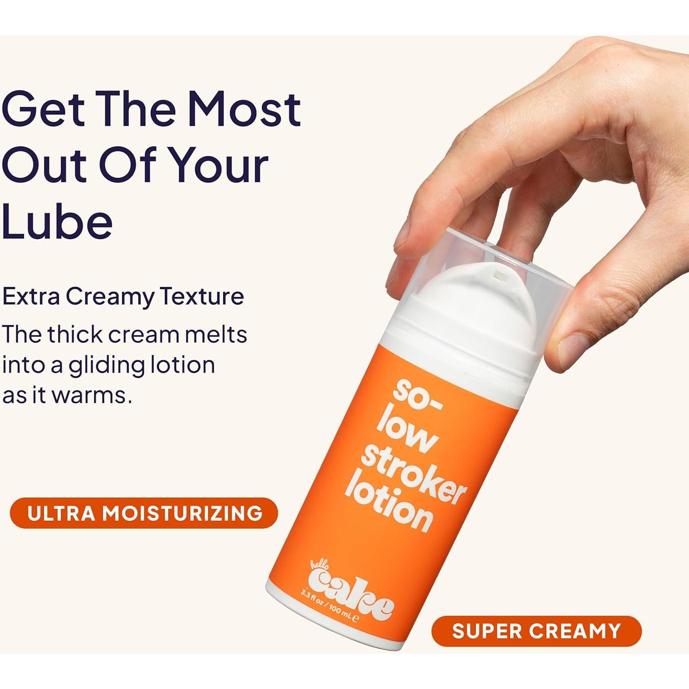 Crema Stroker So-Low Cake 98 ml - Hidratante Natural para Hombres