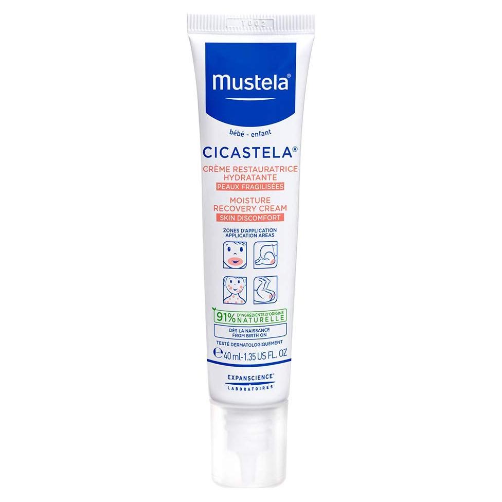 Crema Hidratante Cicastela Mustela 39.7 ml - Sin Fragancia