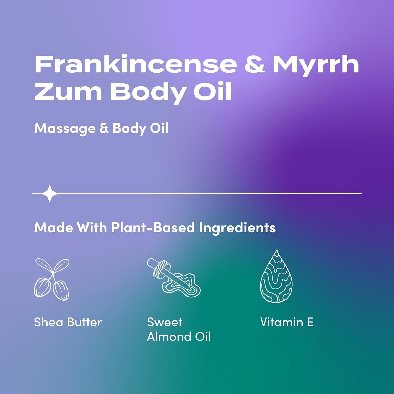 Aceite Corporal de Masaje Zum Indigo Wild Incienso & Mirra 118 ml