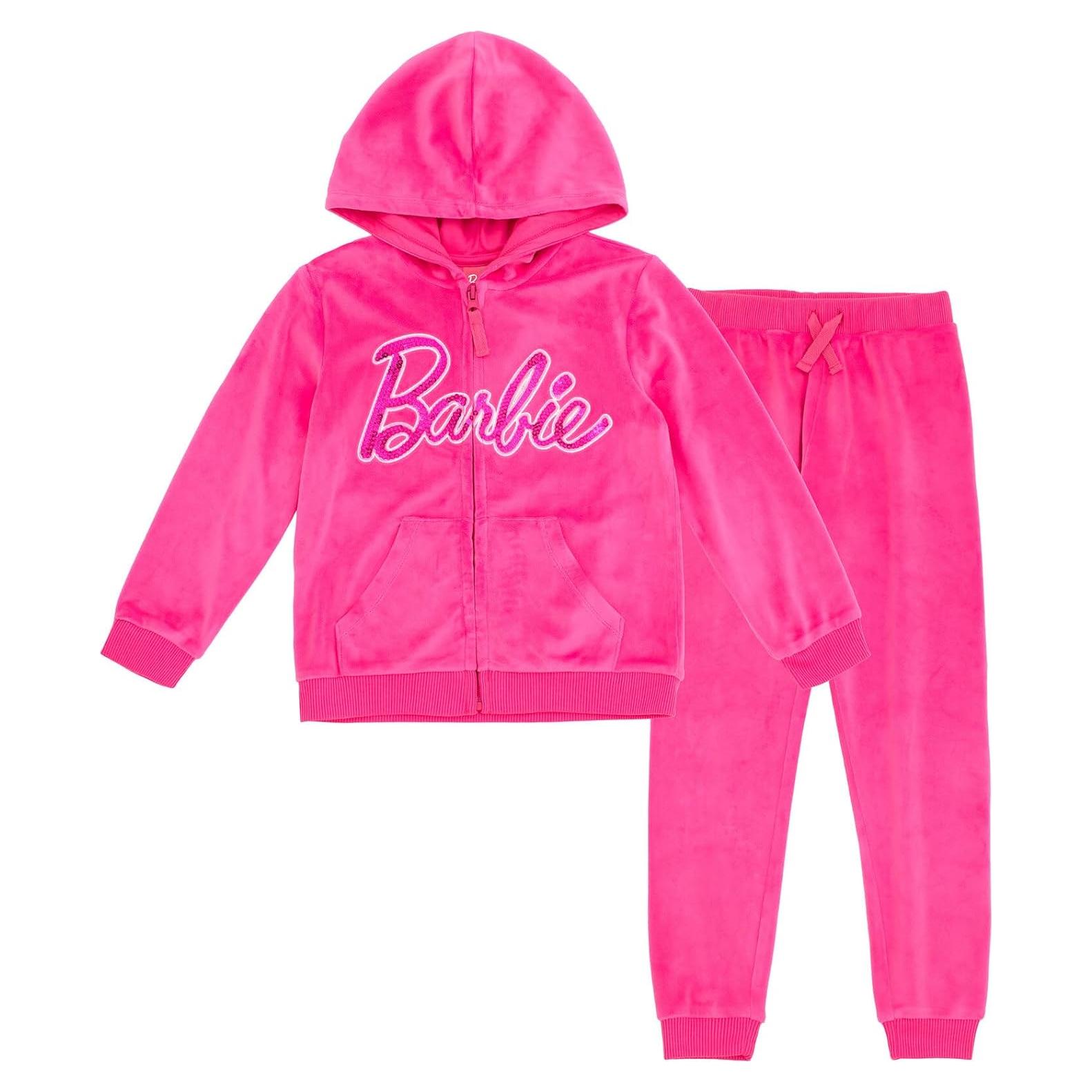 Conjunto sudadera y pantalones Barbie para niñas 2 a 16 años