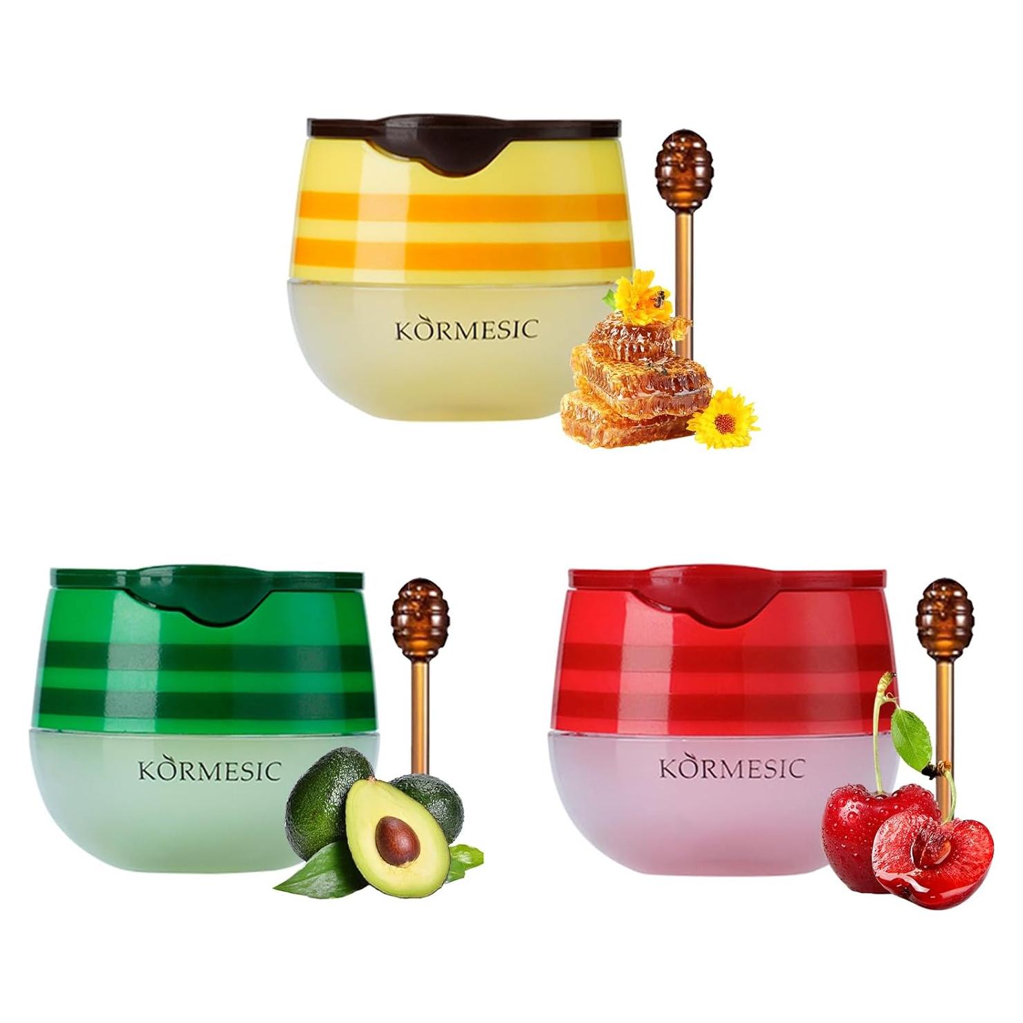 Bálsamo Labial Hidratante Charm Kiss 3PCS Miel Aguacate