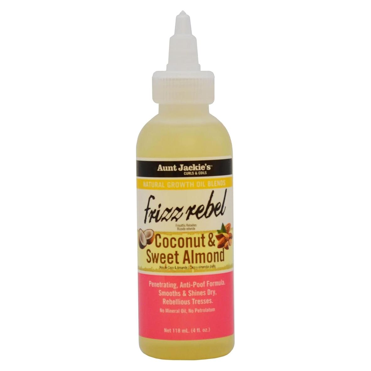Aceite Natural Anti-Frizz Aunt Jackie 113.4 g - Coco y Almendra
