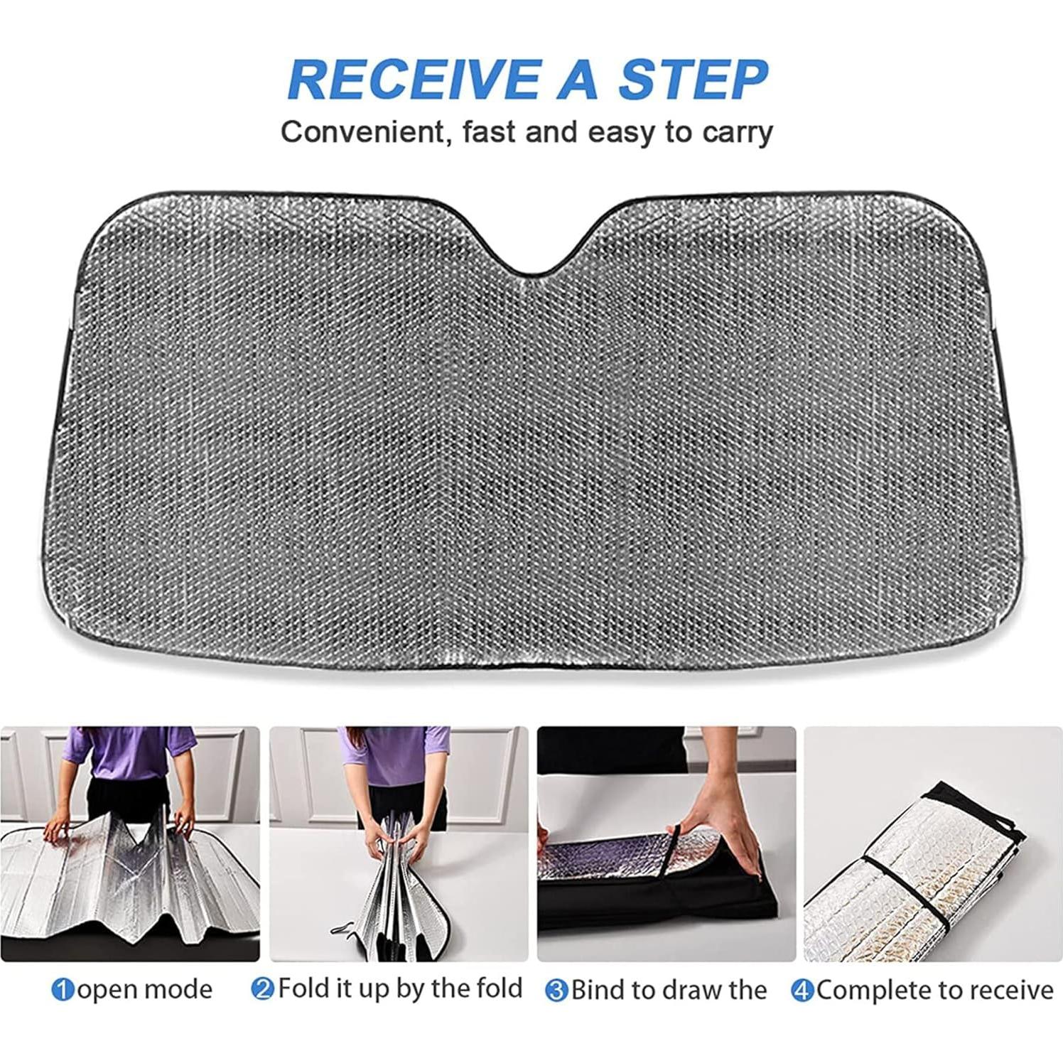 Sombra Solar para Parabrisas RPLIFE E07Z20001 57x31.5 cm