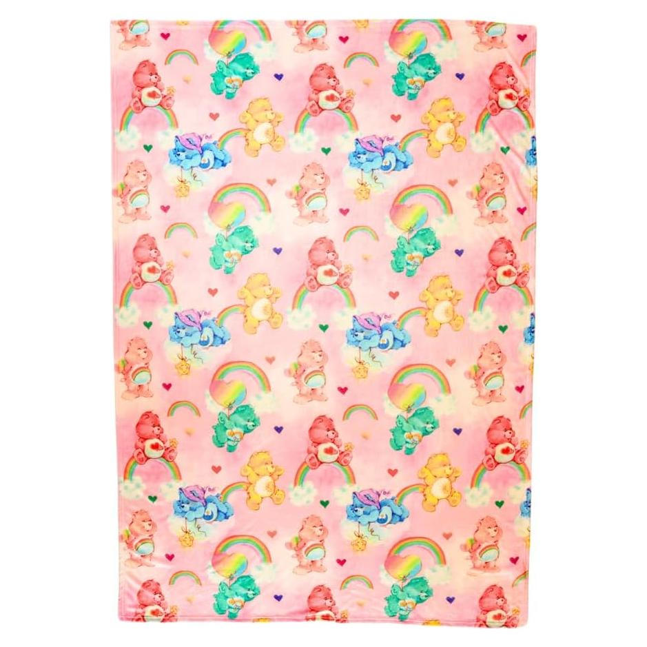 Manta Care Bears Franco 116x152 cm Suave y Colorida