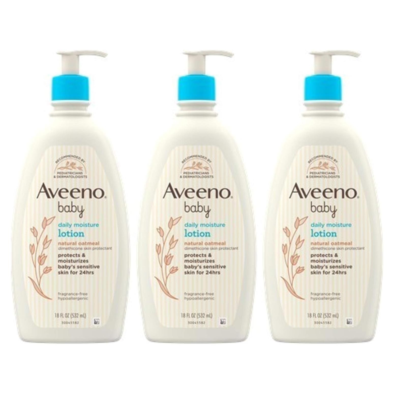 Loción Hidratante Diaria Aveeno Baby 3x532ml Sin Fragancia