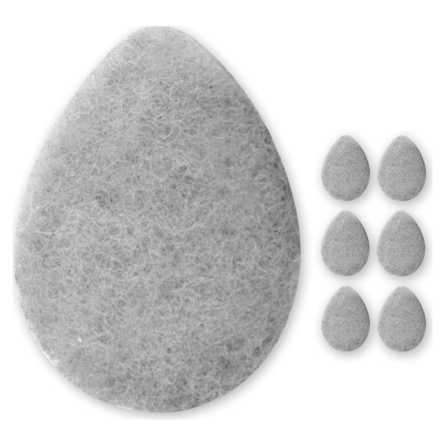 Esponjas Exfoliantes Faciales KOL Infundidas con Carbón - 6 Unidades