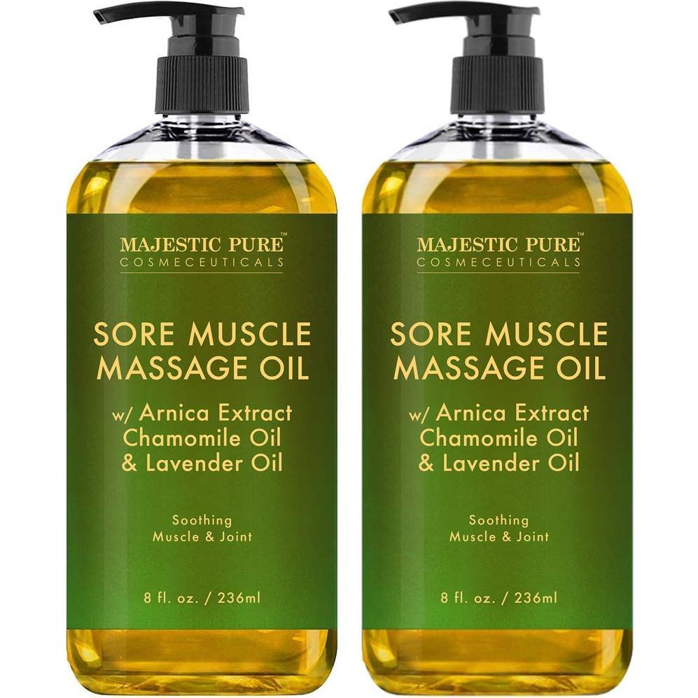 Aceite de Masaje Majestic Pure con Arnica y Esenciales 2x240ml