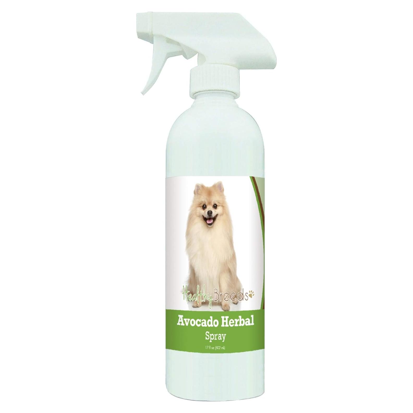 Spray Herbal de Aguacate Healthy Breeds 482.8 ml para Pomeranianos