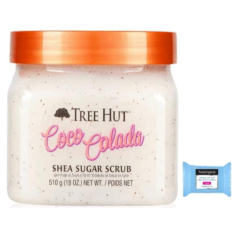 Exfoliante Corporal Tree Hut Coco Colada 510g con Toallita