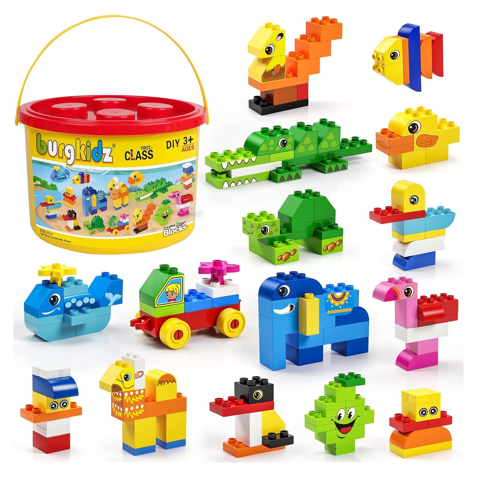 Bloques de Construcción Burgkidz 135 Pcs Tamaño Grande