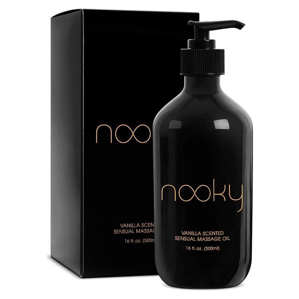 Aceite de Masaje Nooky Vainilla y Coco 453g Hidratante