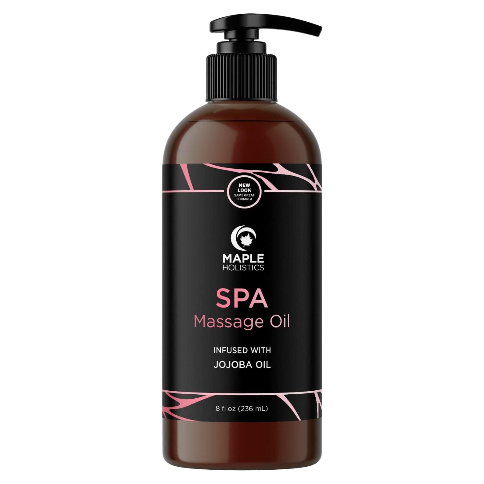 Aceite de Masaje Calmante Maple Holistics 226g - Almendra y Lavanda