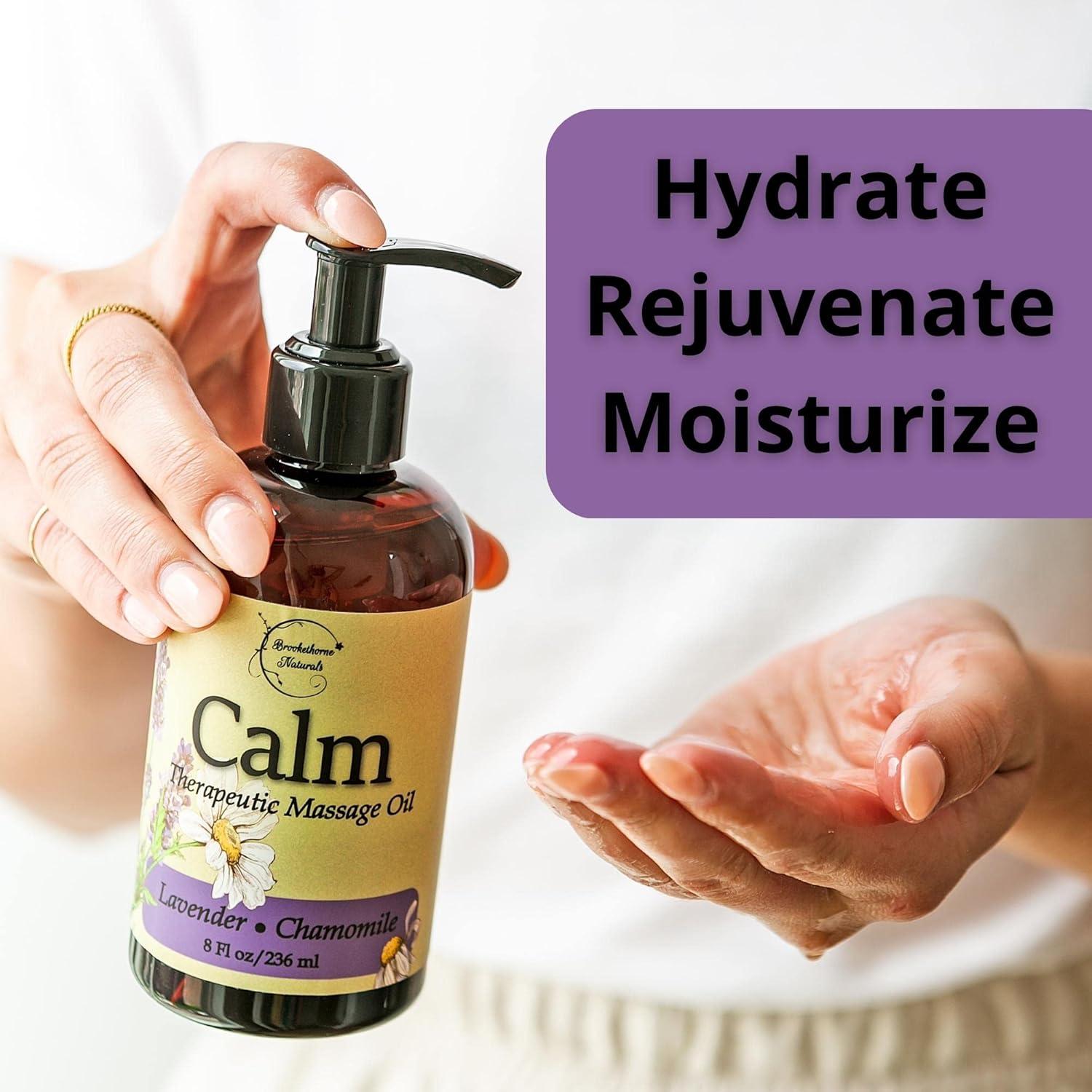 Aceite de Masaje Calmante Brookethorne 280g - Lavanda y Manzanilla