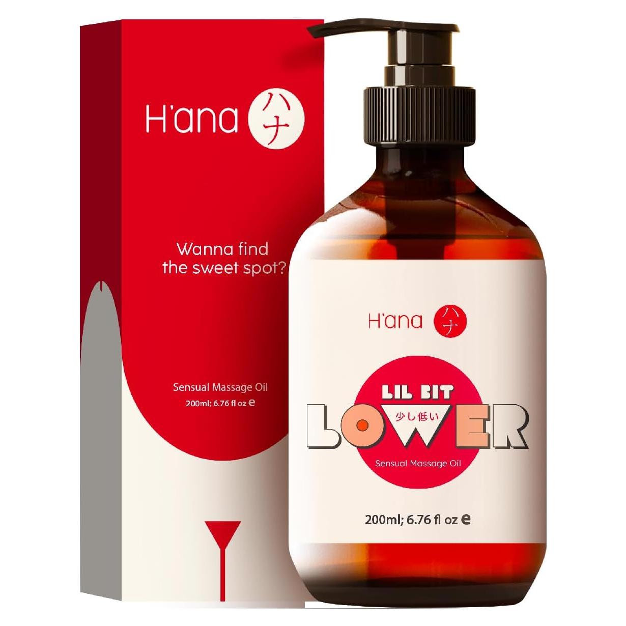 Aceite de Masaje H'ana 199.5 ml - Hidratante y Relajante