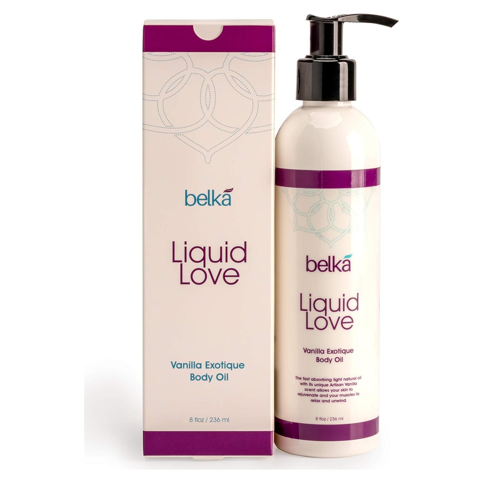 Aceite Corporal Liquid Love Belkà Vainilla 236.6 ml Vegano