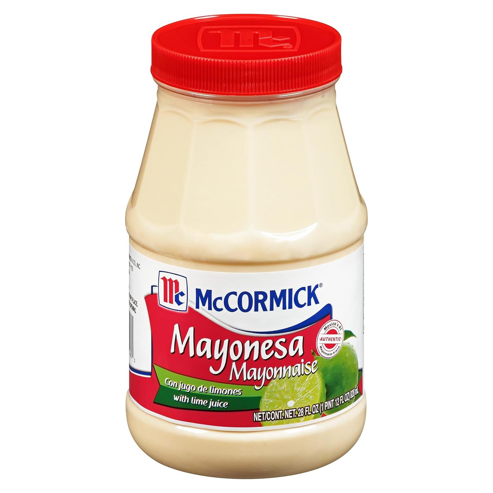 Mayonesa McCormick con Jugo de Lima 828 ml - Sabor Mexicano