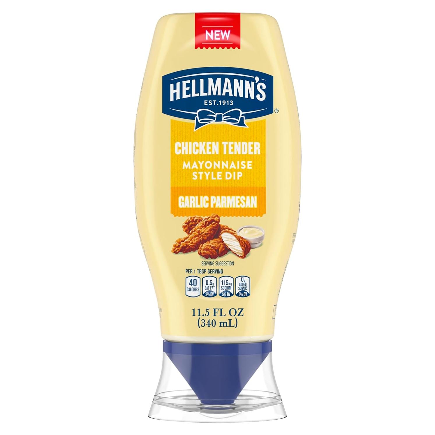 Dip Estilo Mayonesa Hellmann's Pollo Ajo Parmesano 340 g