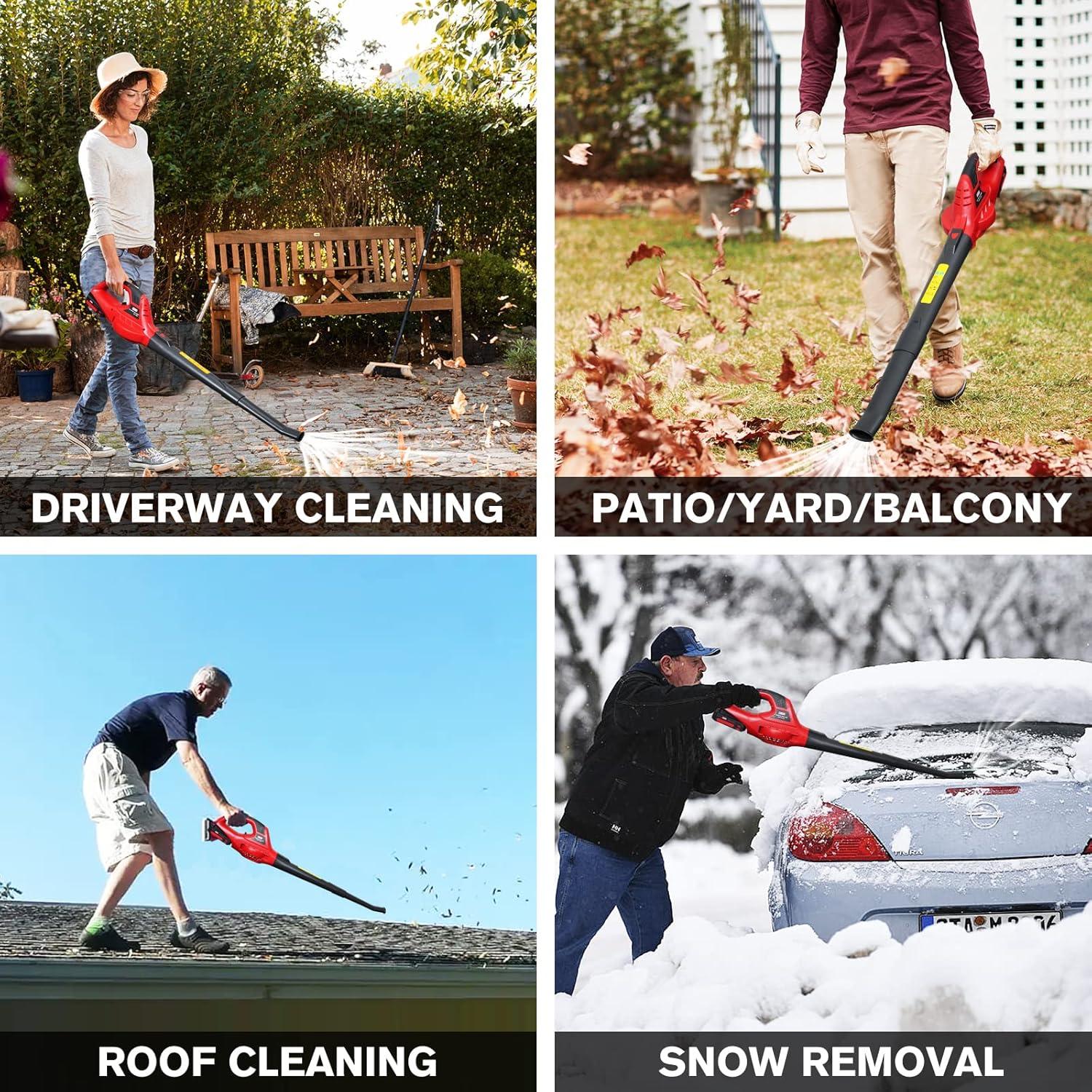 Soplador de Hojas MZK Inalámbrico 20V 2.18kg 140km/h