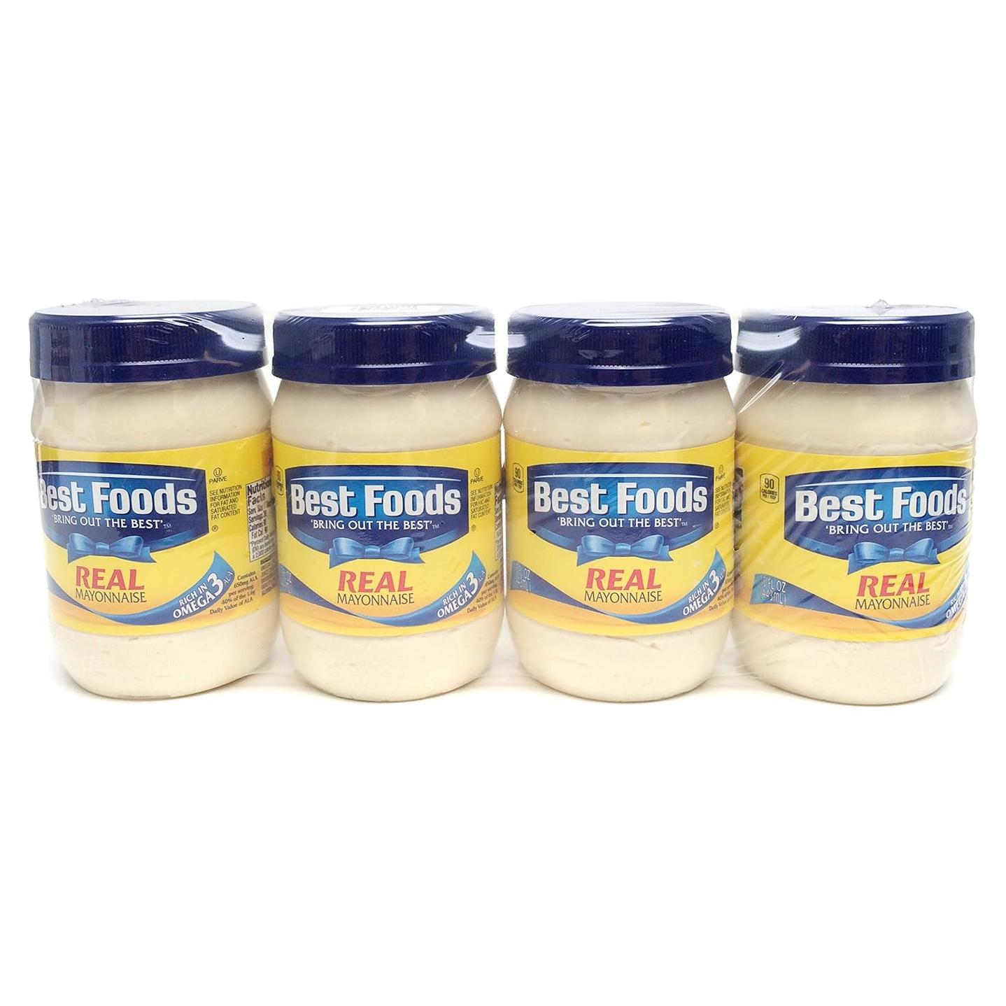 Mayonesa Real Mejores Alimentos 4 x 425 g - Ingredientes Reales