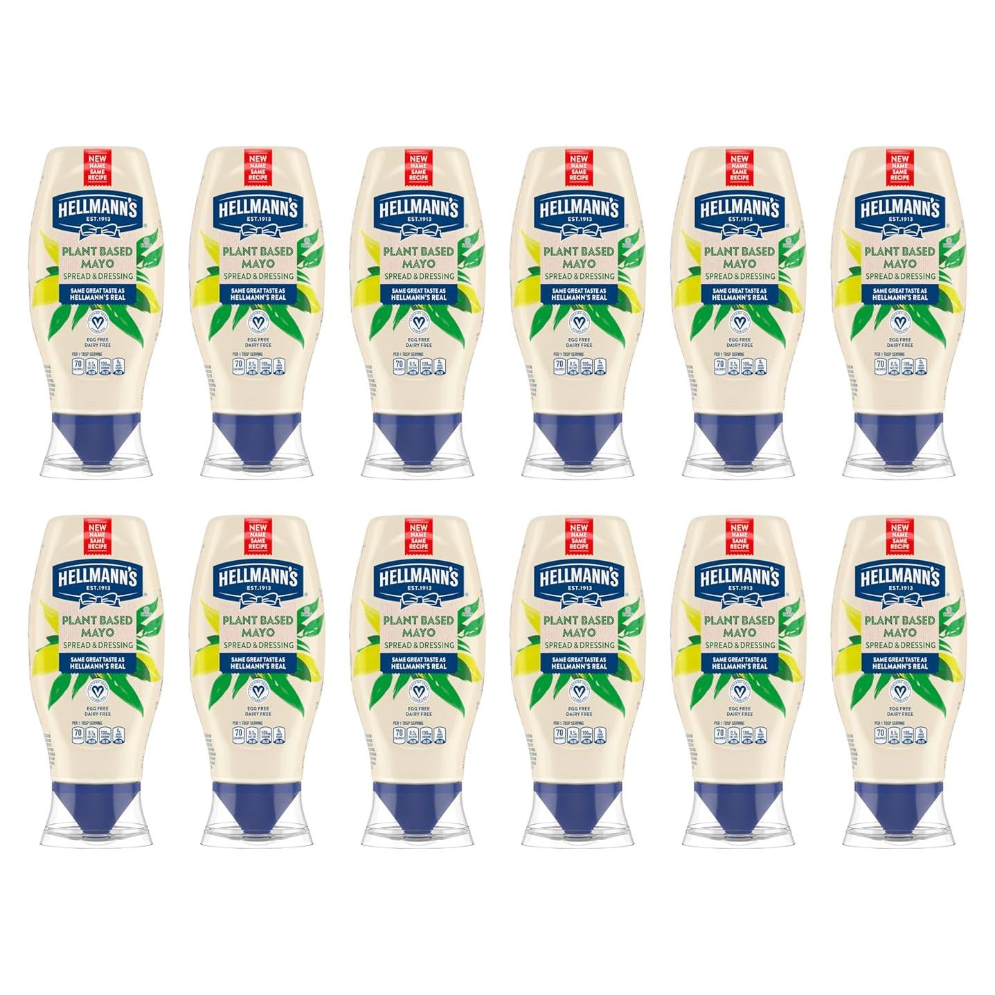 Aderezo Vegano Hellmann's 11.5 oz Libre de Huevos y Gluten