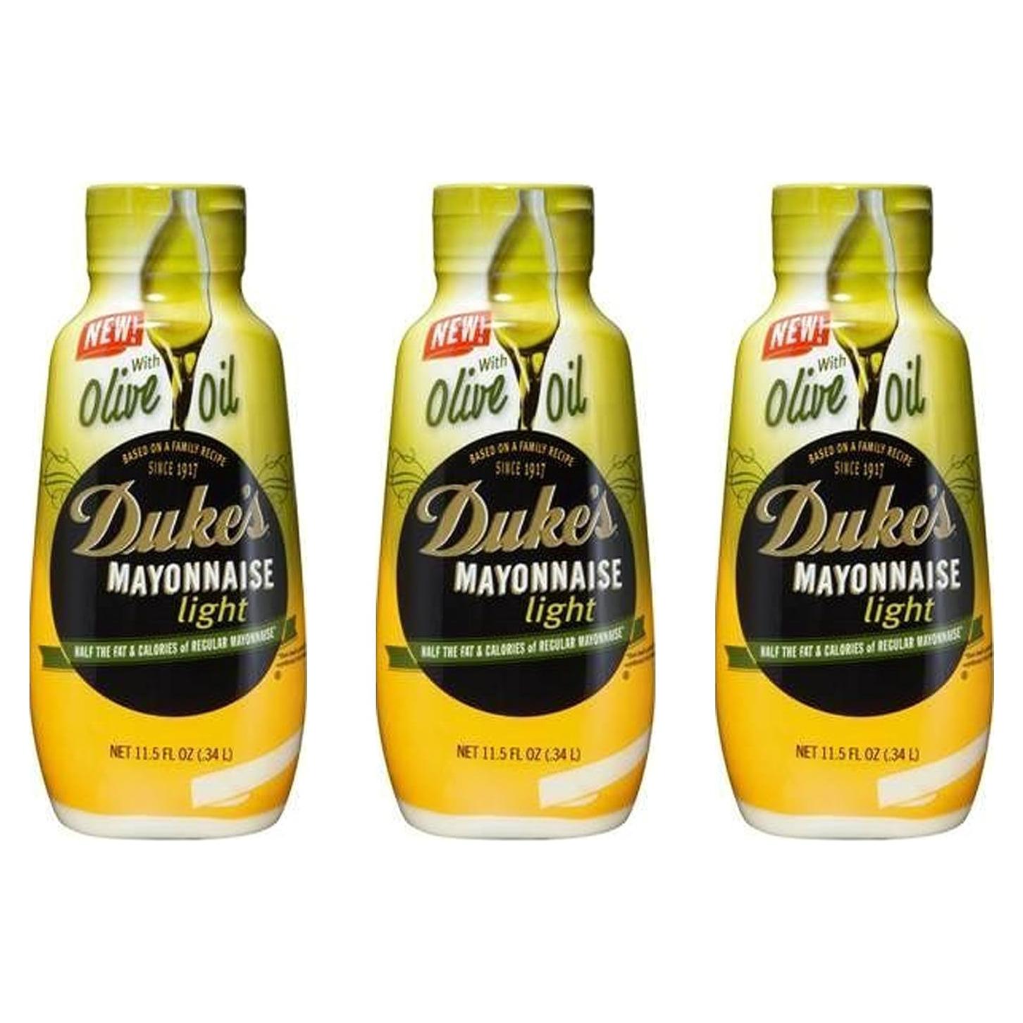 Mayonesa Ligera Duke's con Aceite de Oliva 3 x 326 g
