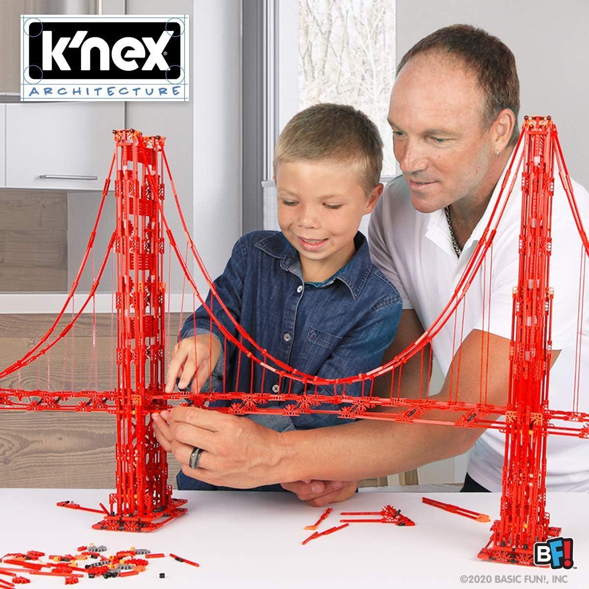 K'NEX Puente Golden Gate - Set de Construcción 1,536 Piezas