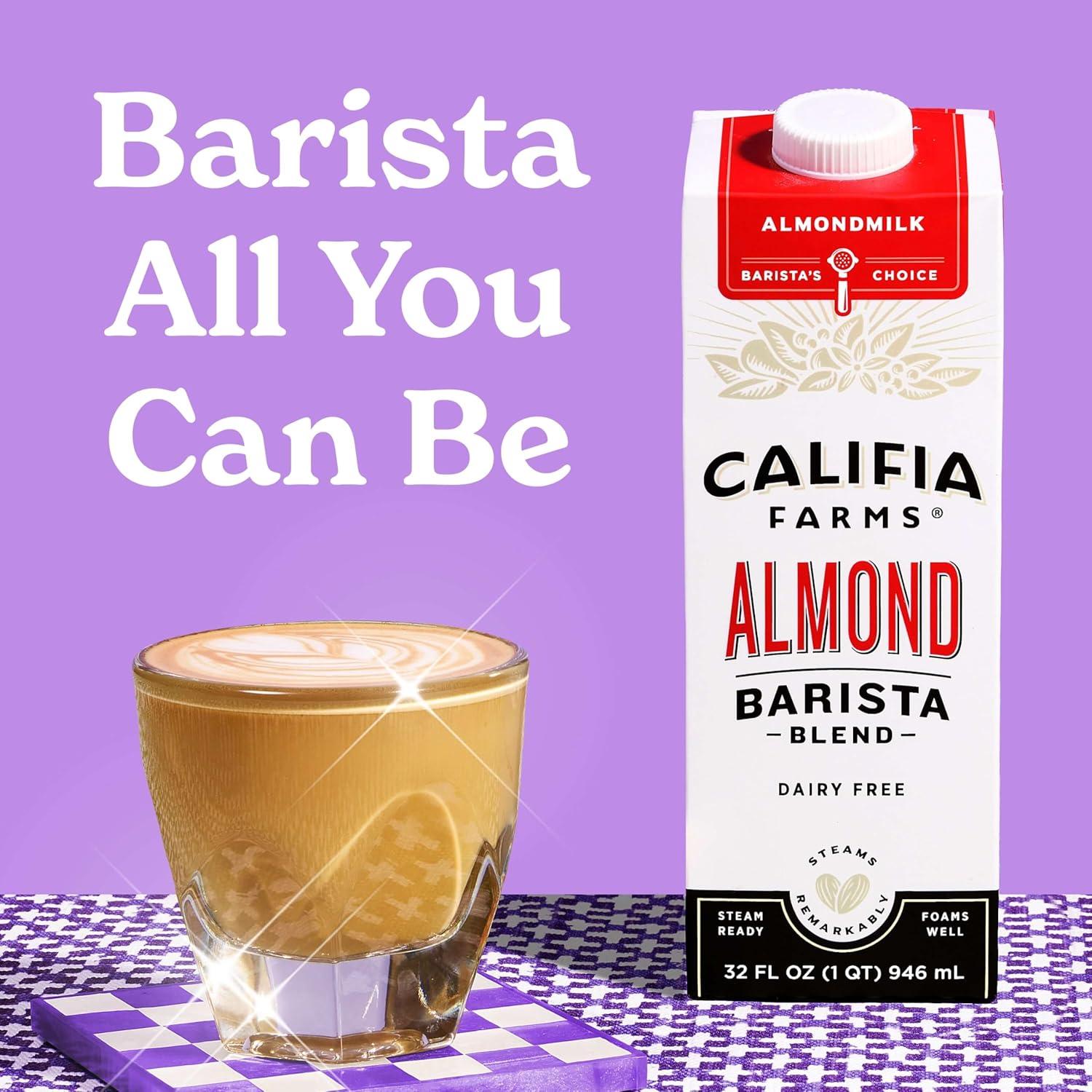 Leche de Almendra Barista Califia Farms 1.89 L (Paquete de 6)