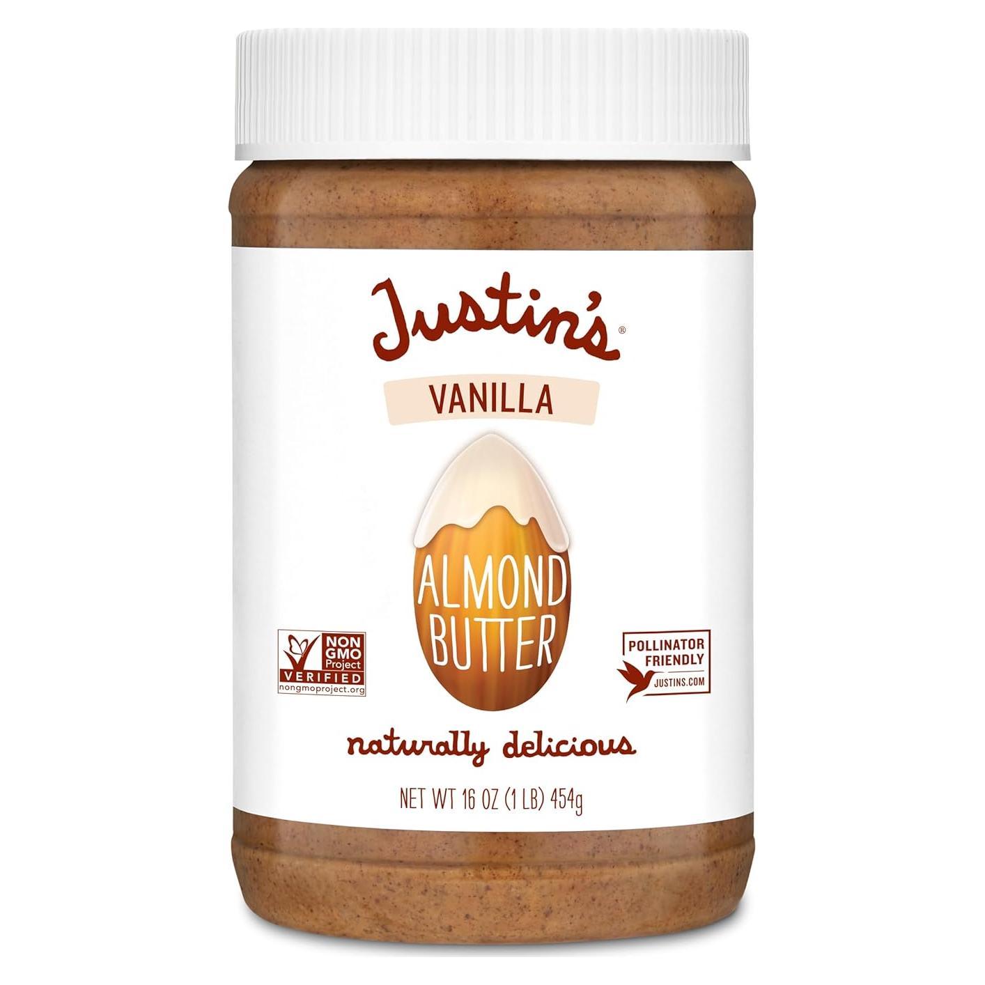Mantequilla de Almendra de Vainilla Justin's 450g Sin Gluten