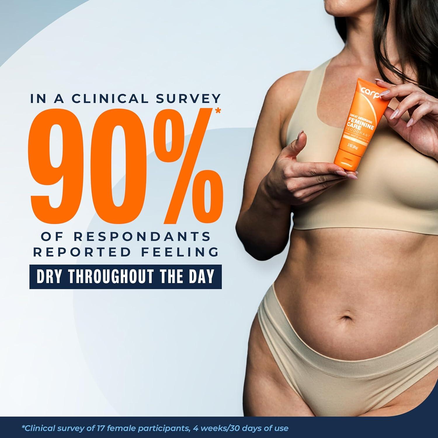 Desodorante Íntimo Carpe para Mujeres 100g pH Equilibrado Durazno