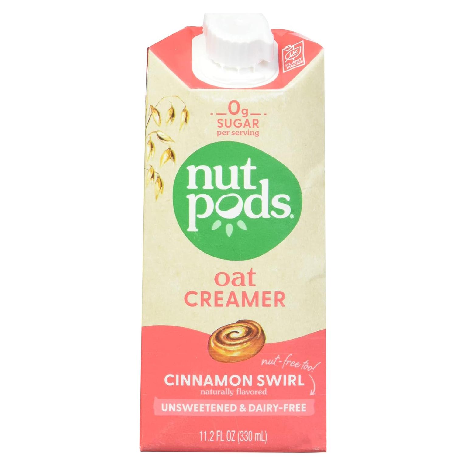 Crema de Avena Sin Lácteos NUTPODS Sabor Canela 317.5 g