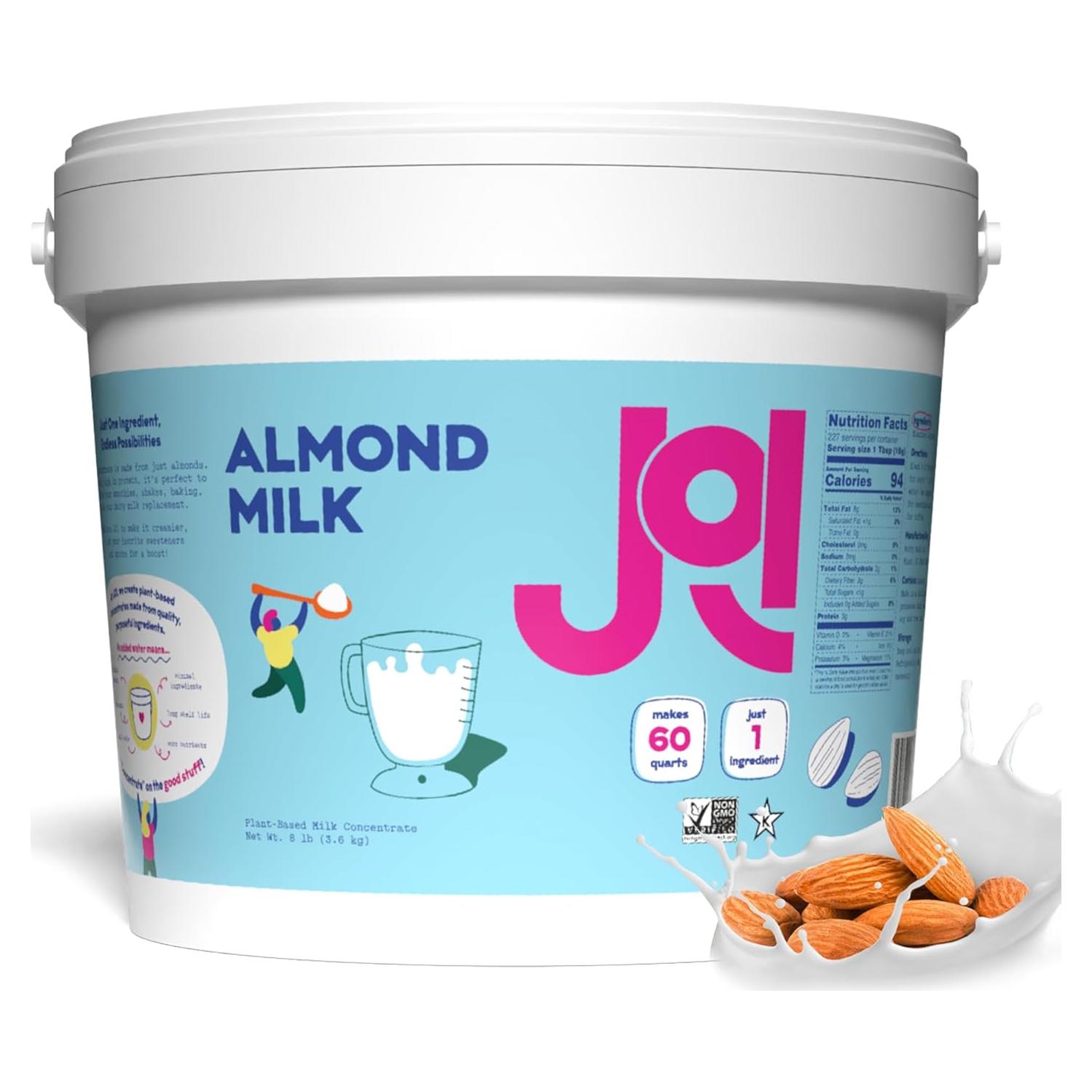 Concentrado de Leche de Almendra JOI 3.63 kg Sin Azúcar Vegano