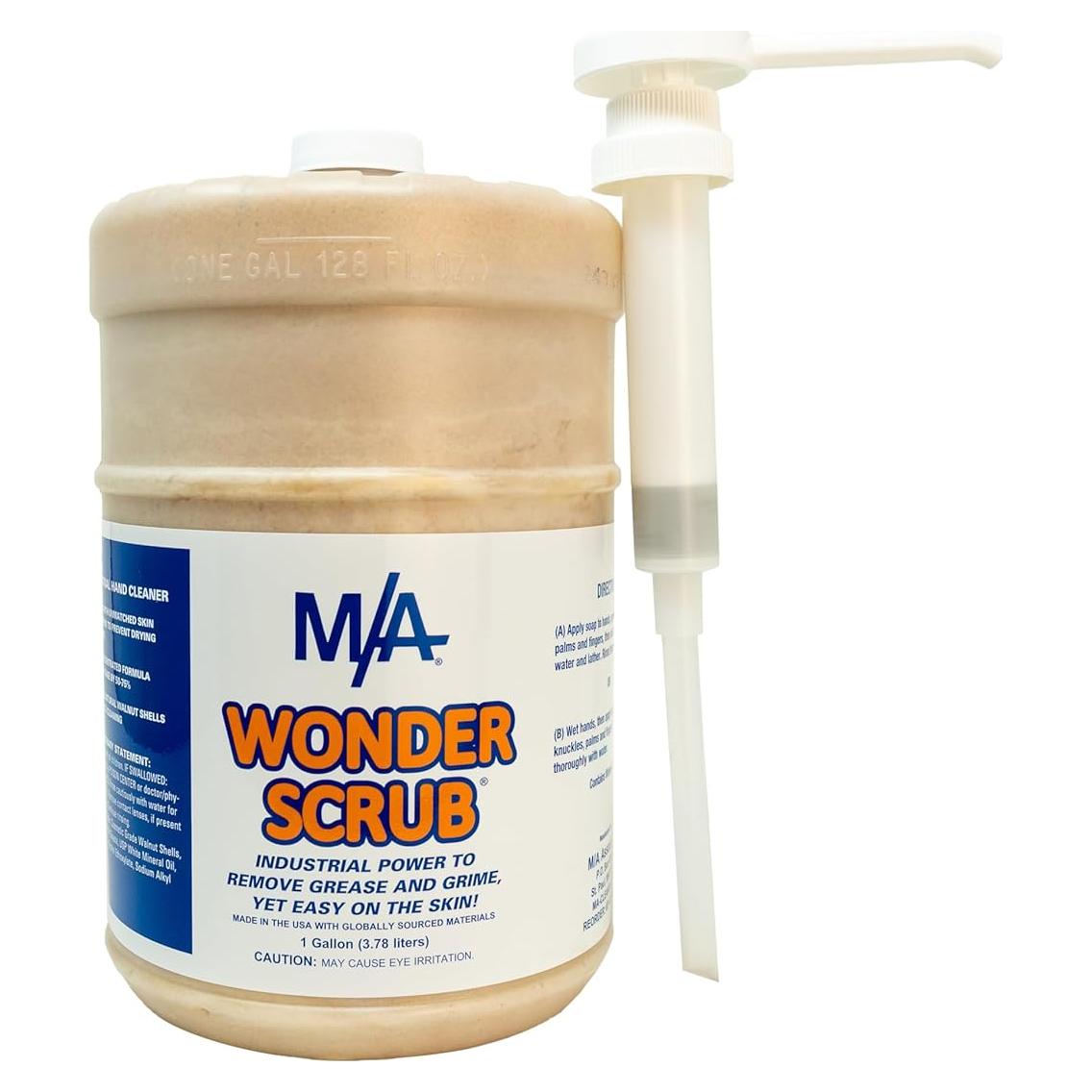 Limpiador de Manos M/A Wonder Scrub 3.785L con Dosificador