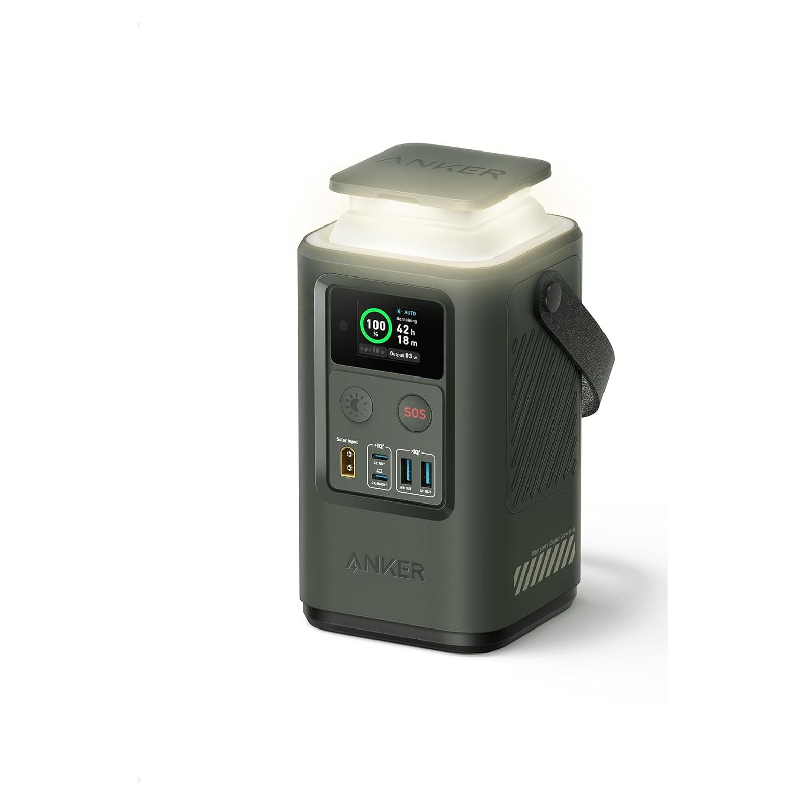 Power Bank Anker 548 60,000mAh 87W Pantalla Digital Verde