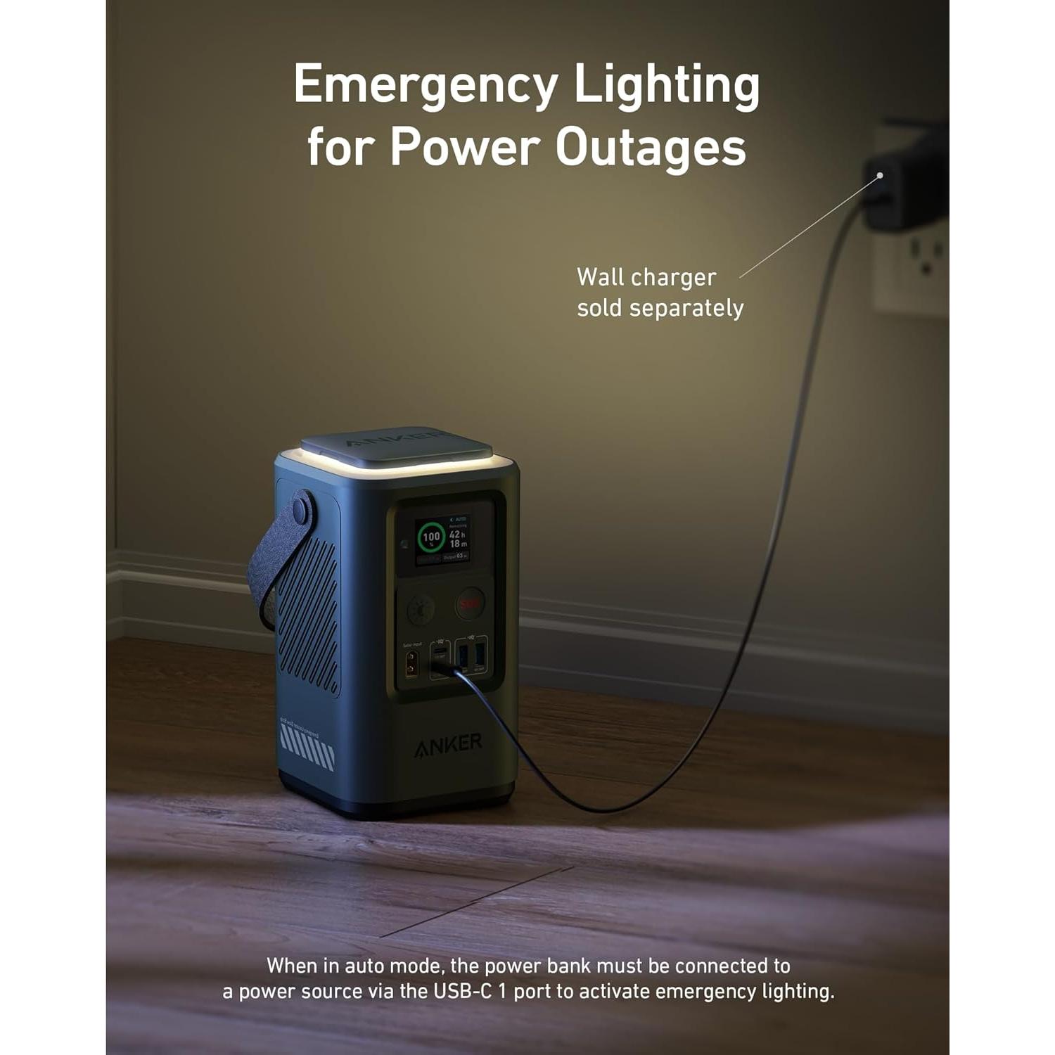 Power Bank Anker 548 60,000mAh 87W Pantalla Digital Verde