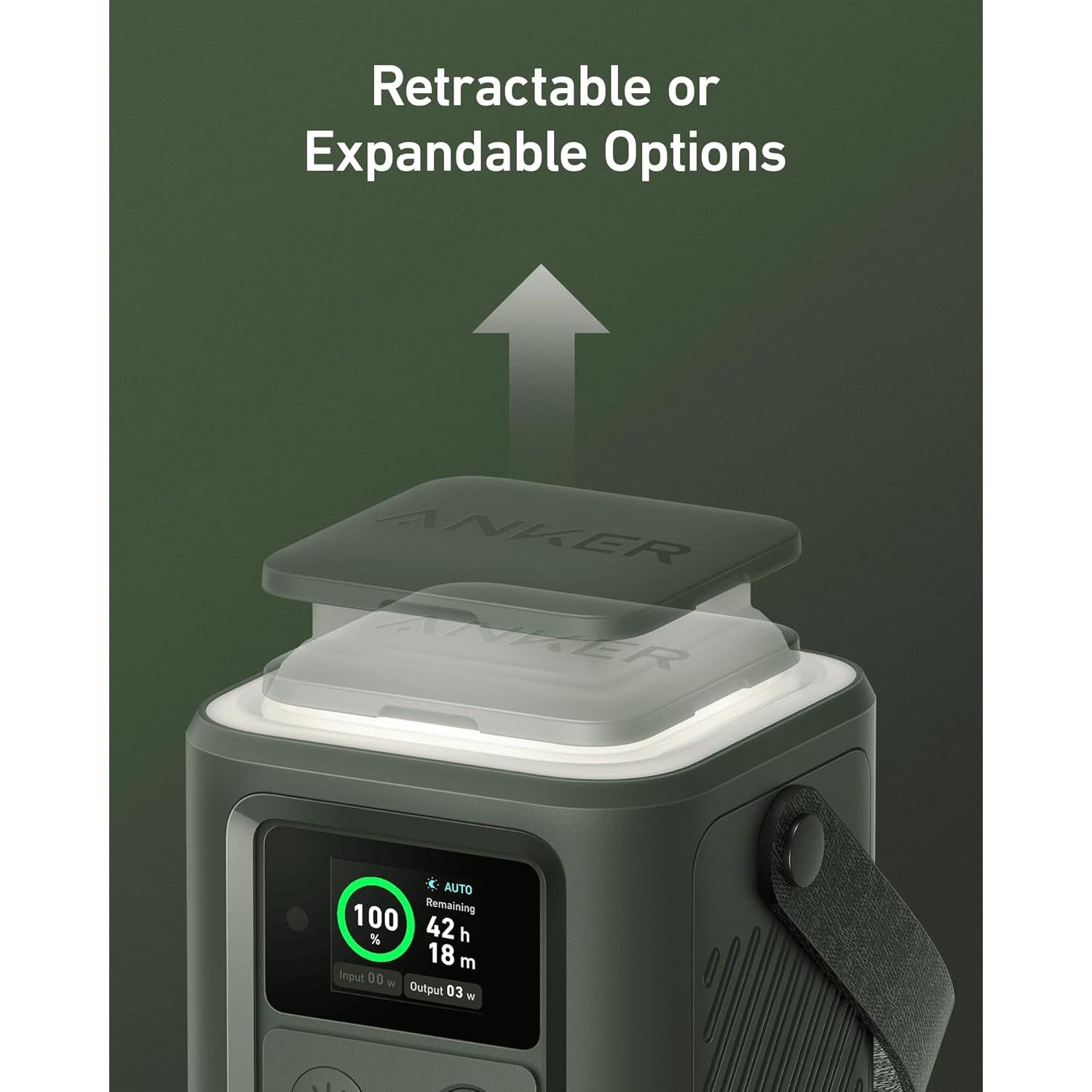 Power Bank Anker 548 60,000mAh 87W Pantalla Digital Verde